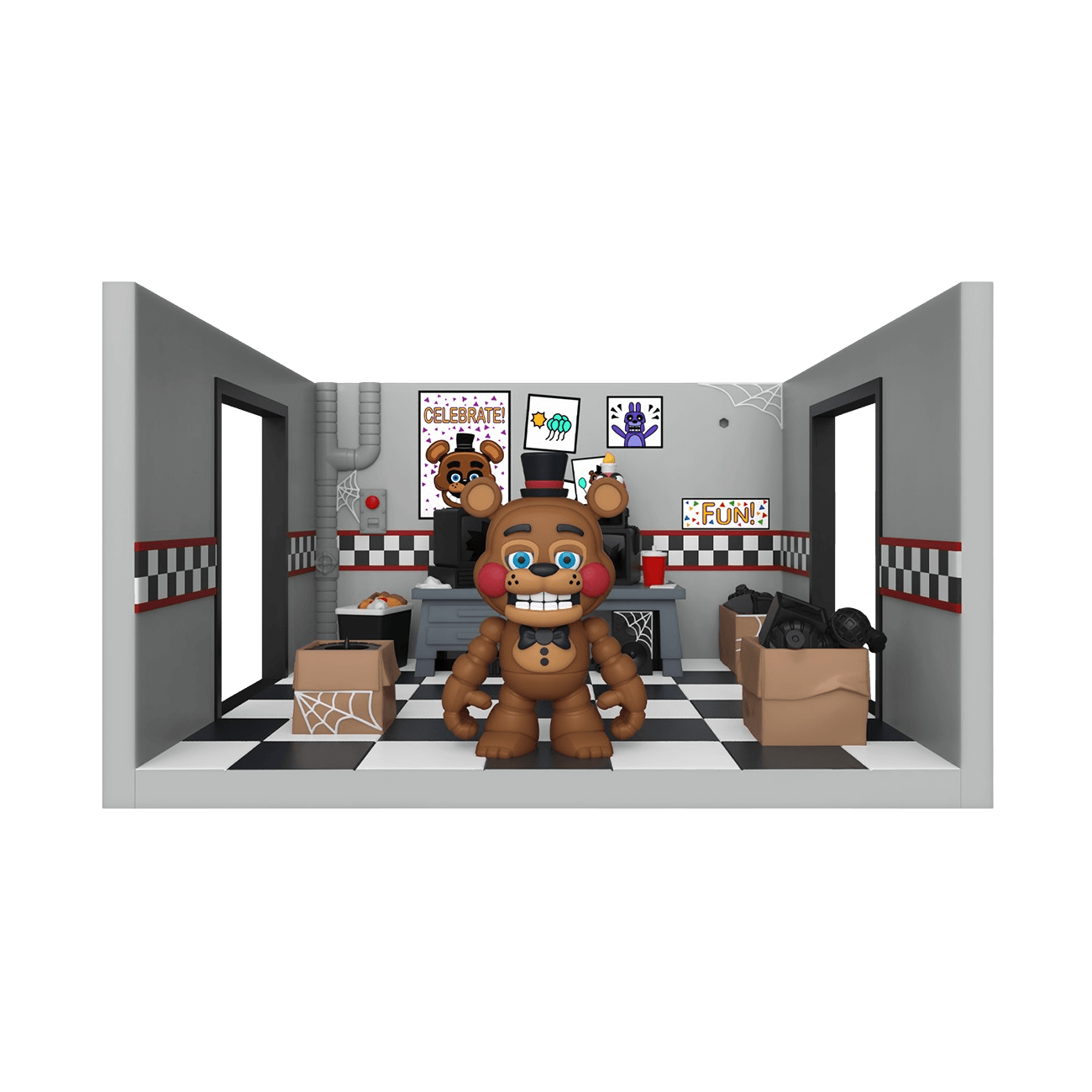 Funko - Five Nights at Freddy's - Snaps Toy Freddy with Storage Room Playset - The Card Vault