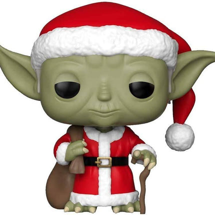 Funko POP! Bobble: Star Wars: Holiday Santa Yoda - The Card Vault