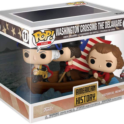 Funko Pop! Icons: American History - Washington Crossing the Delaware (Historical Moments Special Edition) #11 - The Card Vault