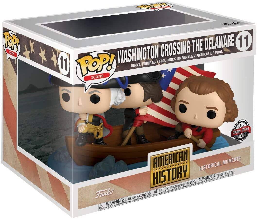 Funko Pop! Icons: American History - Washington Crossing the Delaware (Historical Moments Special Edition) #11 - The Card Vault