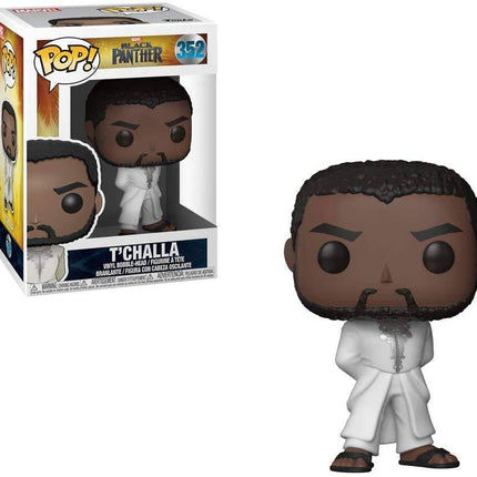 Funko POP!-Marvel Black-Panther T'Challa Robe (White) - The Card Vault