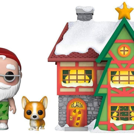 Funko POP!-Peppermint Lane Santa's House Santa & Nutmeg - The Card Vault