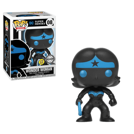 Funko Pop! Vinyl - DC Super Heroes - Wonder Woman Silhouette (GITD) - #08 - The Card Vault