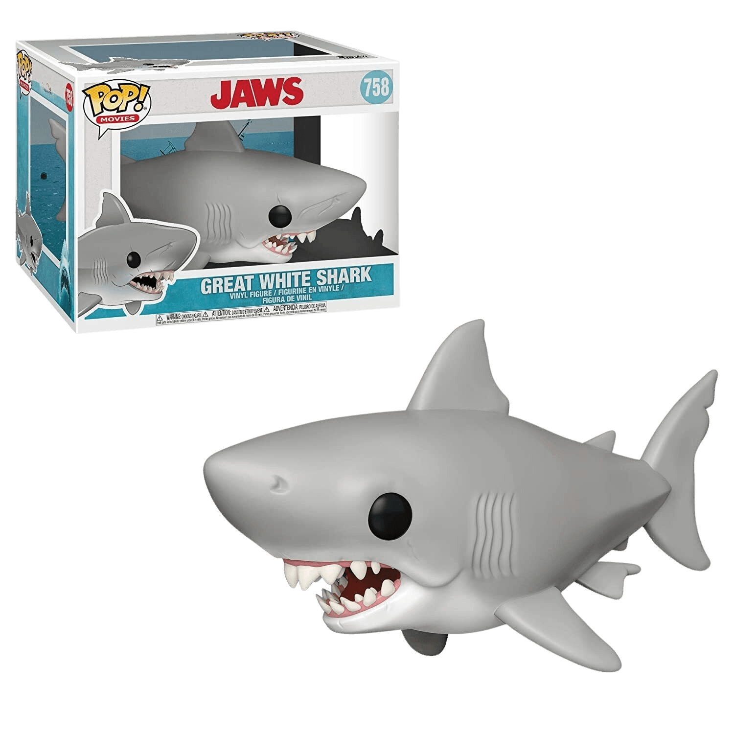 Funko Pop! Vinyl - Jaws - Great White Shark - #758 - The Card Vault