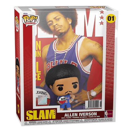 Funko Pop! Vinyl - NBA Cover: SLAM - Allen Iverson - #01 - The Card Vault