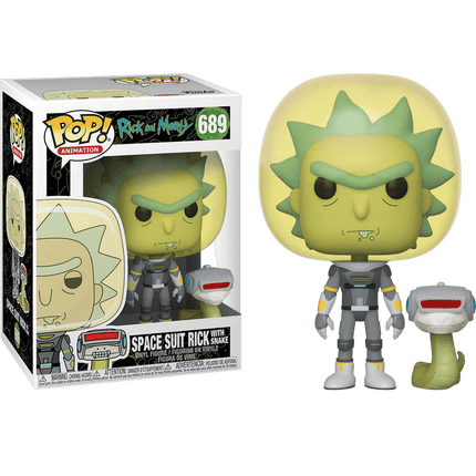 Funko Pop! Vinyl - Rick & Morty - Space Suit Rick w/ Snake - #689 - The Card Vault