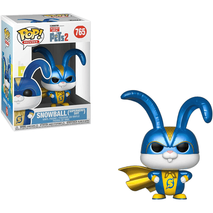 Funko Pop! Vinyl - The Secret Life of Pets 2 - Snowball (Superhero Suit) - #765 - The Card Vault