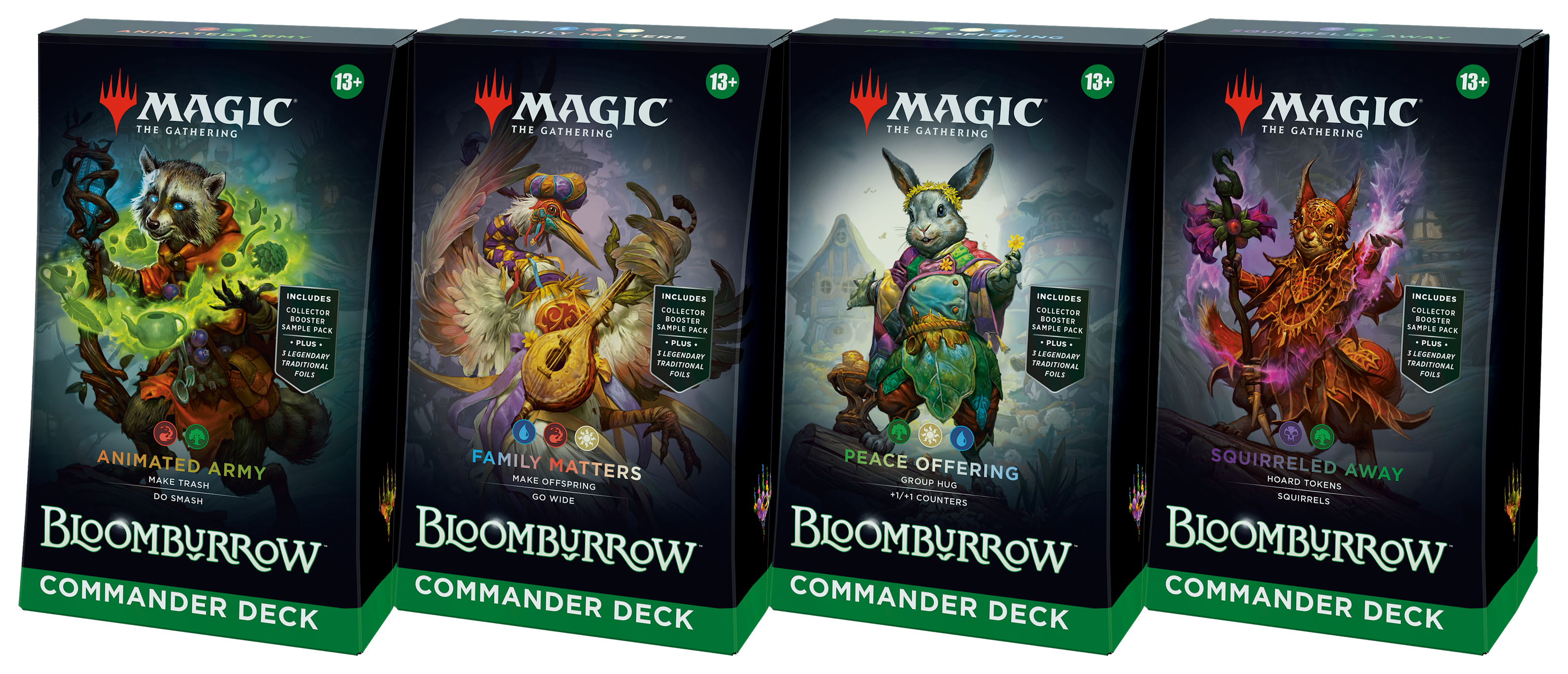 Magic: The Gathering - Bloomburrow - Commander Deck - Bundle