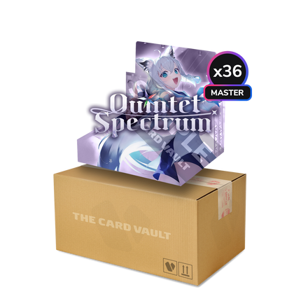 hololive Official Card Game - Quintet Spectrum - Master Display Case (36x Booster Boxes)
