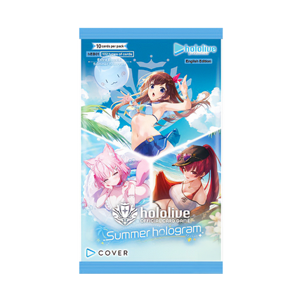 hololive Official Card Game - Extra Booster - Summer hologram - Display Case (12x Booster Boxes)