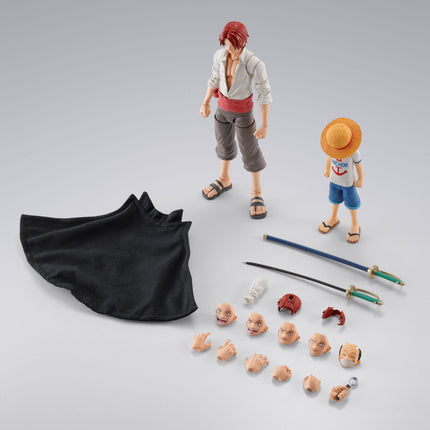 Bandai - S.H.Figuarts - One Piece - Shanks & Monkey D. Luffy Childhood Ver. 2-Pack