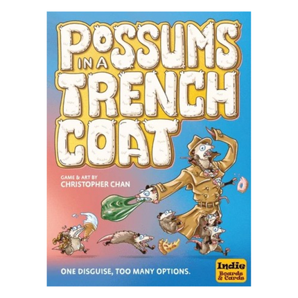 Possums in a Trench Coat original box artwork