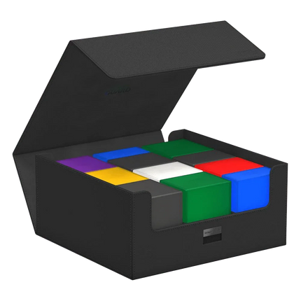 Ultimate Guard - Treasurehive XenoSkin - 90+ Magnetic Card Case - Monocolor Black