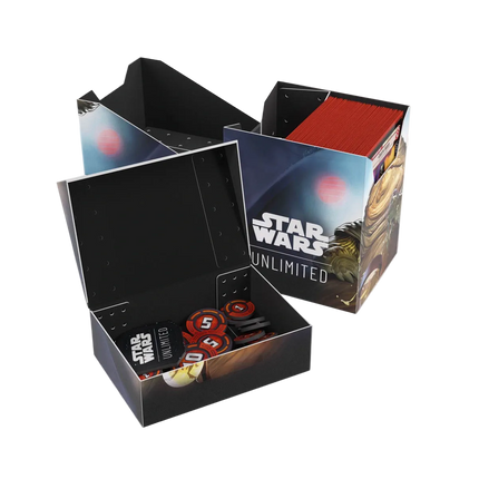 Gamegenic - Star Wars: Unlimited - Soft Crate - Leia Organa & Jabba The Hutt