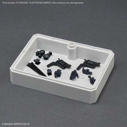 Bandai - Gunpla - Action Base - Action Base 7 & Option Box (White)