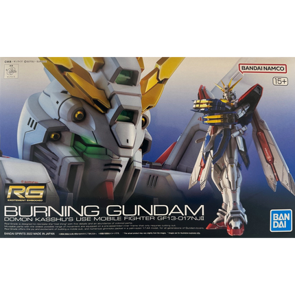 Bandai - Gunpla - RG 1/144 - Mobile Fighter G Gundam - GF13-017NJII Burning Gundam (God Gundam)