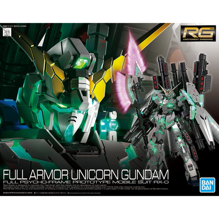 Bandai - Gunpla - RG 1/144 - Mobile Suit Gundam Unicorn - RX-0 Full Armor Unicorn Gundam
