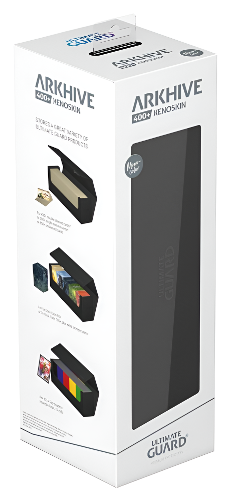 Ultimate Guard - Arkhive XenoSkin - 400+ Card Case - Monocolor Black