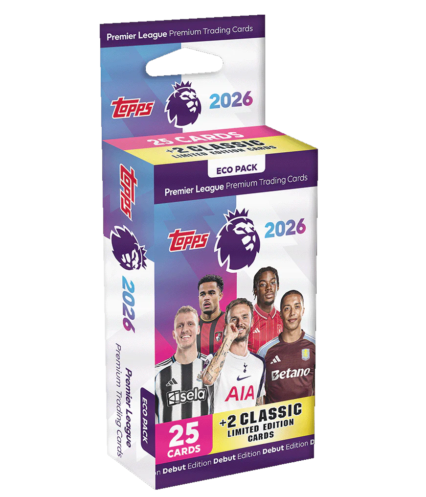 Topps 2026 Premier League Debut Edition Football Soccer Eco Pack Topps 2026 Premier League Debut Edition Football Soccer Eco Pack