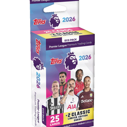 Topps - 2026 Premier League Debut Edition Football (Soccer) - Eco Pack