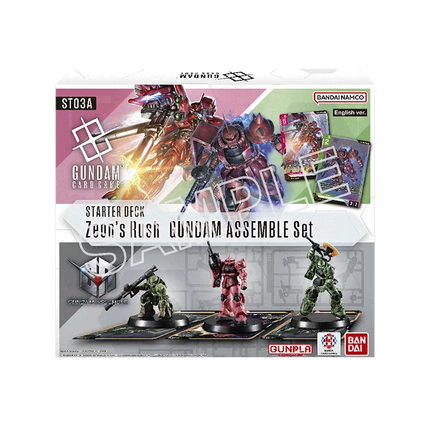 Gundam Card Game - Gundam Assemble Starter Set - Zeon’s Rush (ST03A)