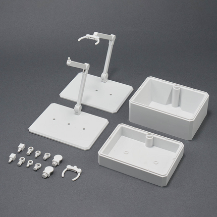 Bandai - Gunpla - Action Base - Action Base 7 & Option Box (White)