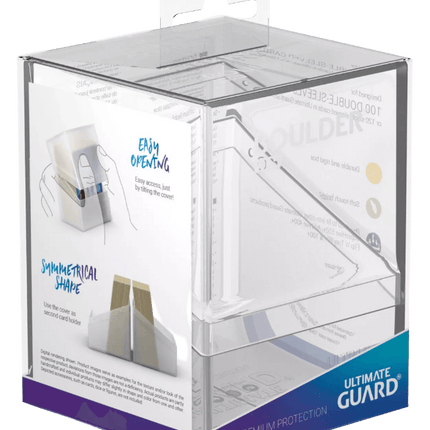 Ultimate Guard - Boulder - 100+ Deck Case - Clear