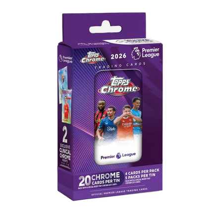 Topps - 2026 Chrome Premier League Football (Soccer) - Tin