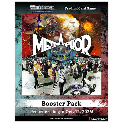 Weiss Schwarz - Metaphor: ReFantazio - Booster Pack