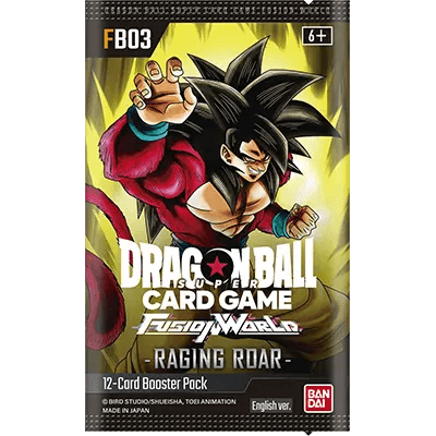 Dragon Ball Super CG - Fusion World - Raging Roar (FB03) - Booster Pack