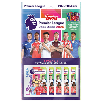 Topps - 2026 Premier League Football (Soccer) Official Sticker Collection - Multipack