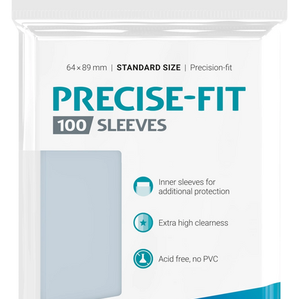 Ultimate Guard - Precise-Fit Sleeves - Standard Size - Standard - 100pk
