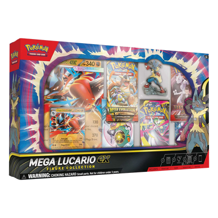 Pokemon TCG - Mega Evolution - Mega Lucario ex Figure Collection Box