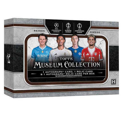 Topps - 2025/26 UEFA Champions League Museum Collection Football (Soccer) - Hobby Box