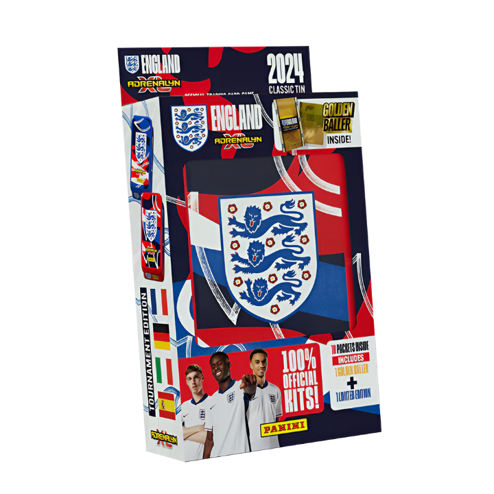Panini - 2024 England Adrenalyn XL Official Tournament Edition Football (Soccer) - Classic Tin