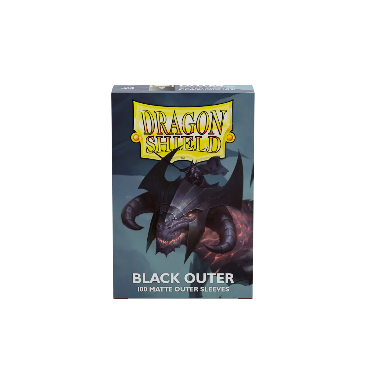 Dragon Shield - Outer Sleeves - Standard Size - 100pk - Black (Matte)
