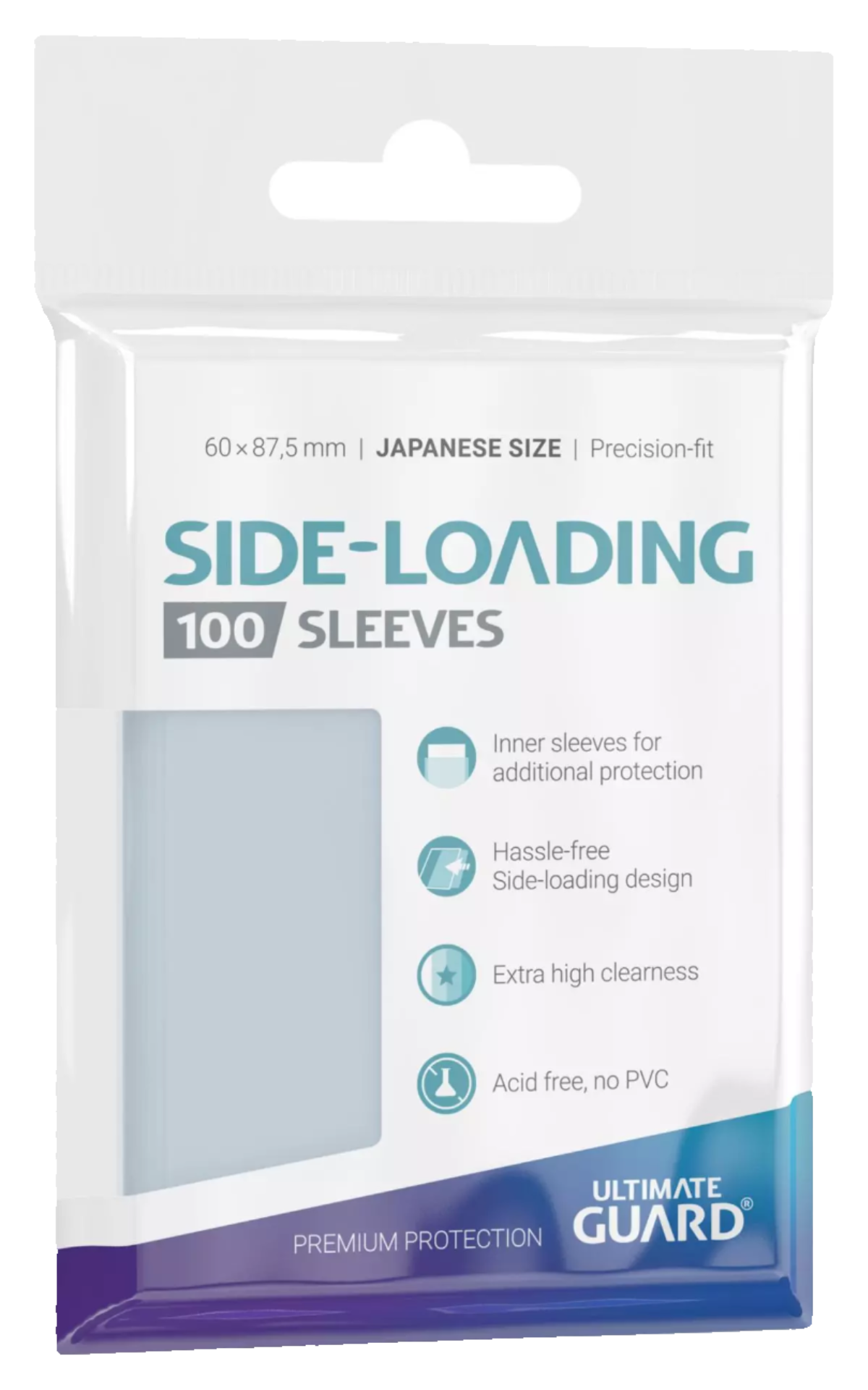 Ultimate Guard - Precise-Fit Sleeves - Japanese Size - Side-Loading - 100pk