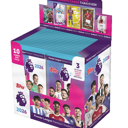 Topps - 2026 Premier League Debut Edition Football (Soccer) - Booster Box (28 Packs)