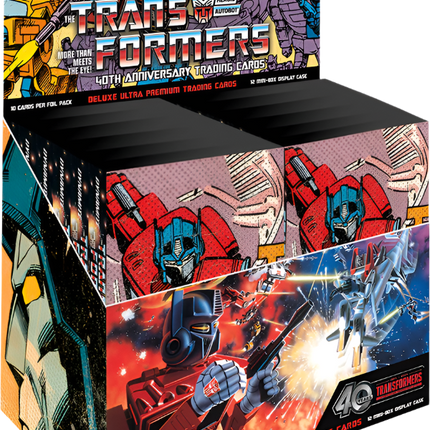 Dynamite Entertainment - 2024 Transformers 40th Anniversary Deluxe Ultra Premium Trading Cards - Hobby Box