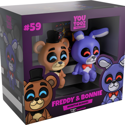 Youtooz - Five Nights at Freddy's - Freddy & Bonnie Monitor Buddiez Vinyl Figures #59