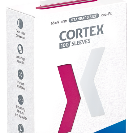 Ultimate Guard - Cortex Sleeves - Standard Size - Ideal-Fit - Pink - 100pk