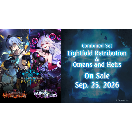 Shadowverse: Evolve - Combined Set 03 - Eightfold Retribution & Omens and Heirs - Booster Pack