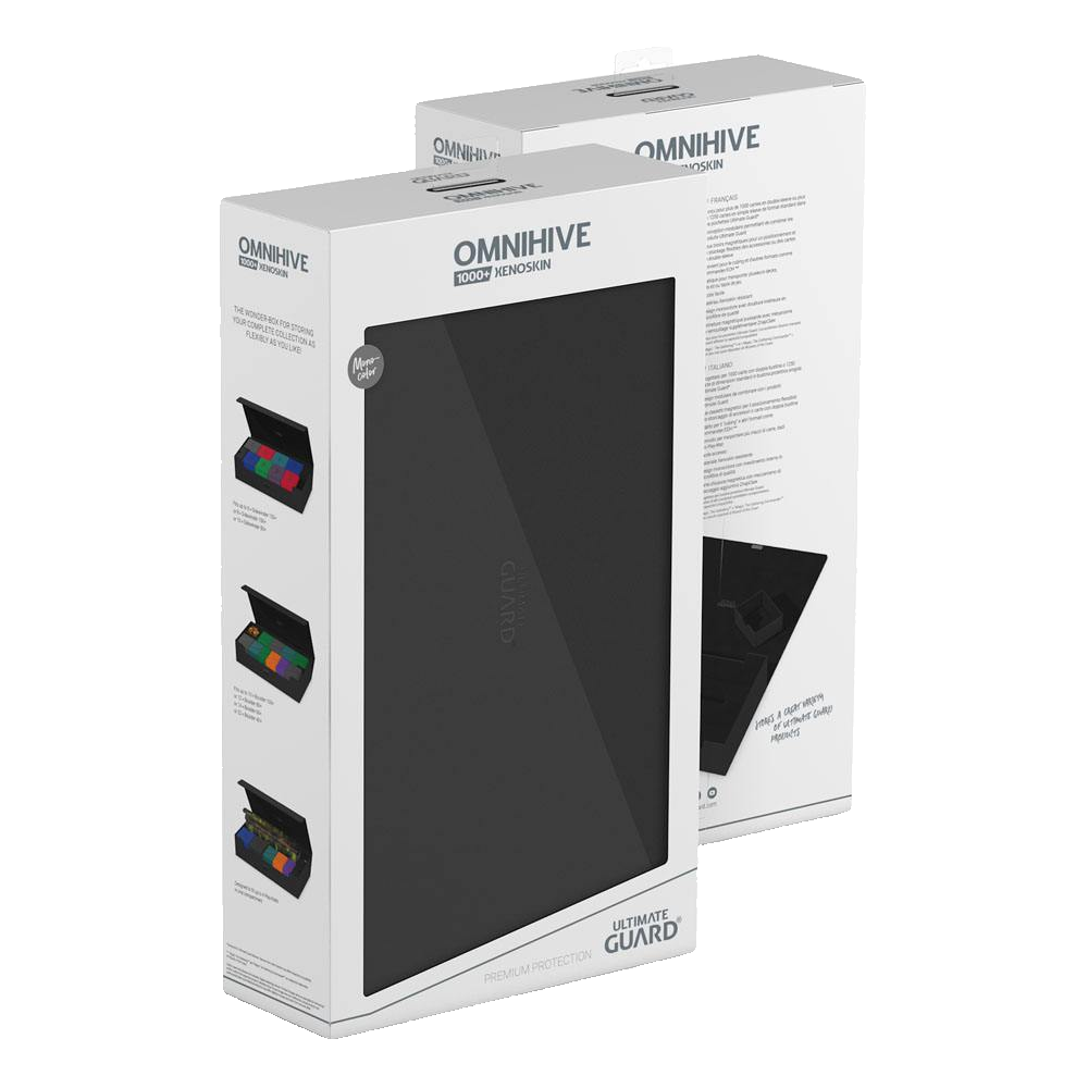 Ultimate Guard - Omnihive XenoSkin - 1000+ Card Case - Black