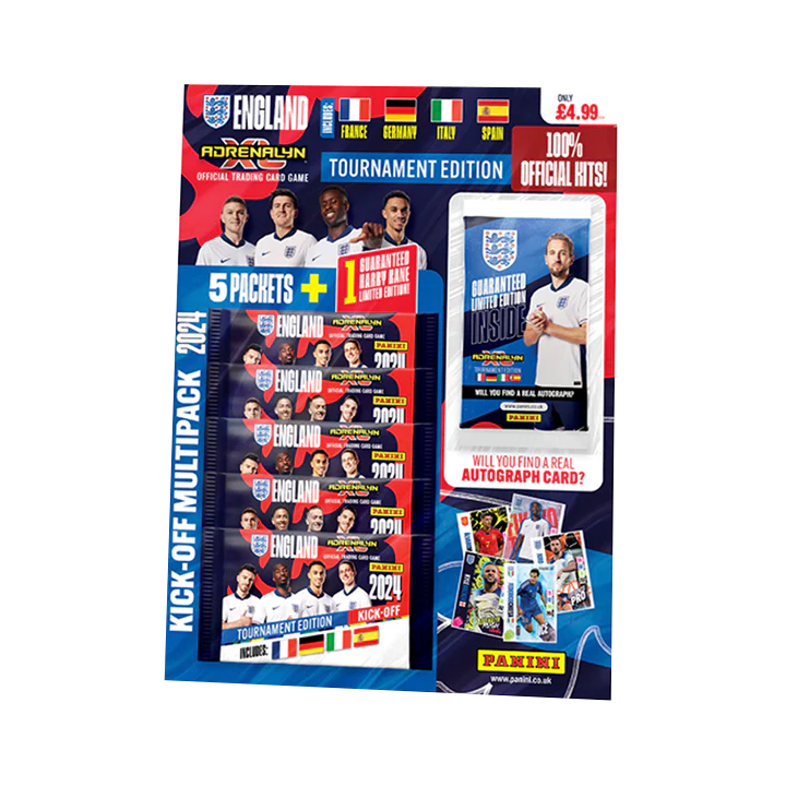 Panini - 2024 England Adrenalyn XL Official Tournament Edition Football (Soccer) - Kick-Off Multipack