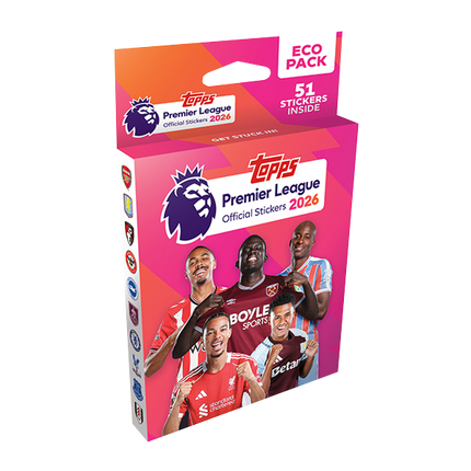 Topps - 2026 Premier League Football (Soccer) Official Sticker Collection - Eco Pack