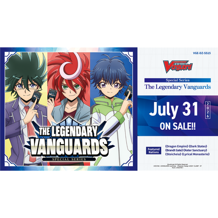 Cardfight!! Vanguard - Special Series 15 - The Legendary Vanguards - Booster Box (10x Packs)