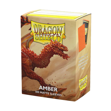 Dragon Shield - Matte Sleeves - Standard Size - 100pk - Amber