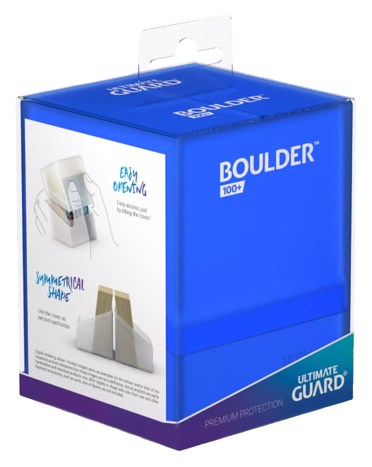 Ultimate Guard - Boulder - 100+ Deck Case - Sapphire