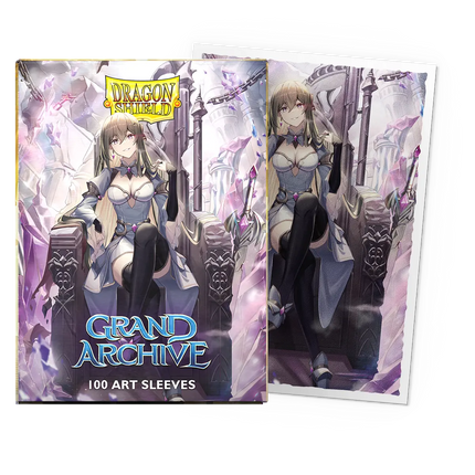 Dragon Shield - Grand Archive - Matte Art Sleeves - Standard Size - 100pk - Merlin the Kingslayer