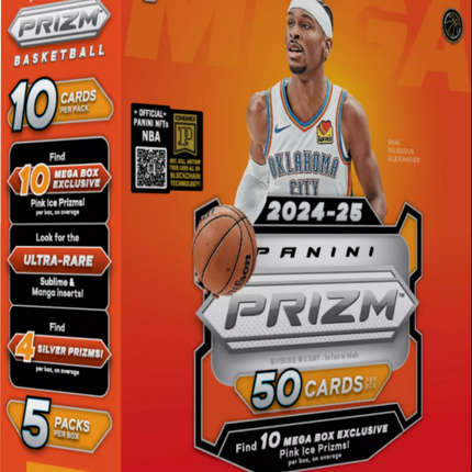 Panini - 2024/25 Prizm Basketball (NBA) - Mega Box